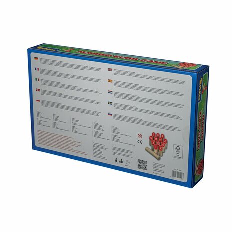 Number Kubb Game &ndash; Houten buitenspel met cijfers &ndash; Philos