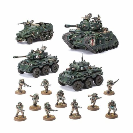 Warhammer 40,000 Armageddon: Astra Militarum Battalion &ndash; Miniatuurset &ndash; Games Workshop