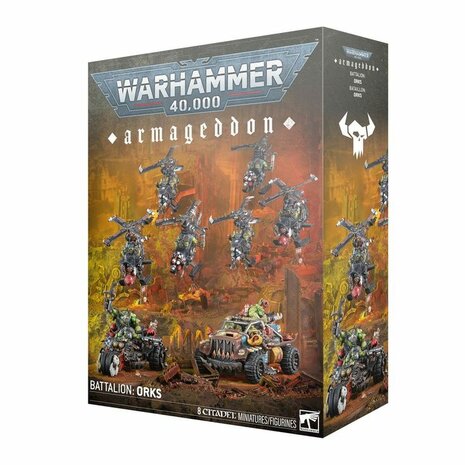 Warhammer 40,000 Armageddon: Orks Battalion &ndash; Miniatuurset &ndash; Games Workshop