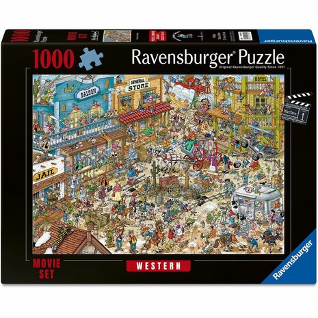 Movie Set 1: Western (1000) &ndash; Legpuzzel &ndash; Ravensburger