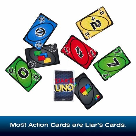 UNO Liar&rsquo;s &ndash; Kaartspel &ndash; Mattel Games