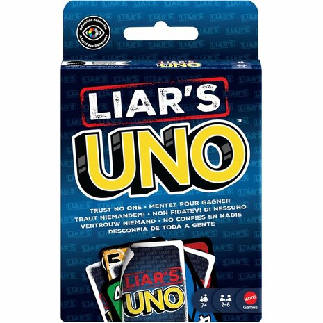 UNO Liar&rsquo;s &ndash; Kaartspel &ndash; Mattel Games