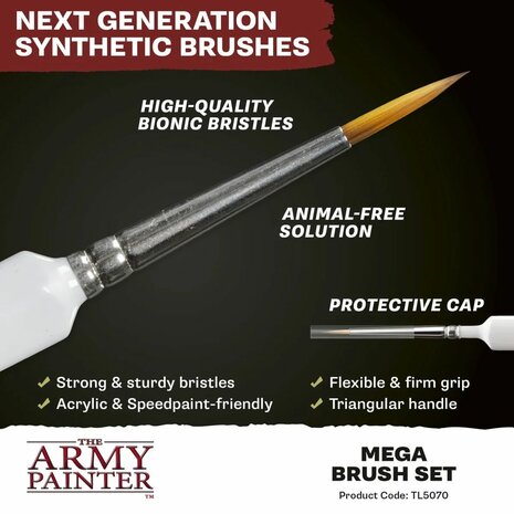 Mega Brush Set 2025 &ndash; Penseelset &ndash; The Army Painter