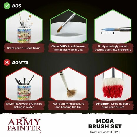 Mega Brush Set 2025 &ndash; Penseelset &ndash; The Army Painter
