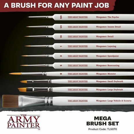 Mega Brush Set 2025 &ndash; Penseelset &ndash; The Army Painter