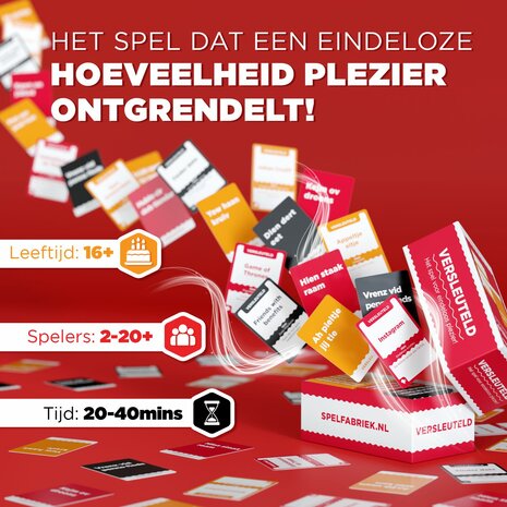 Versleuteld (16+) &ndash; Partyspel &ndash; Spelfabriek