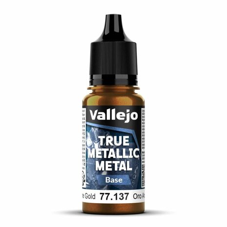 Arcane Gold 18 ml - True Metallic Metal Base &ndash; Metallic acrylverf &ndash; Vallejo