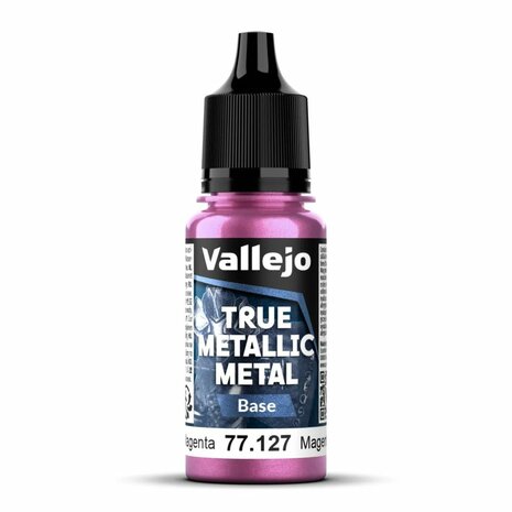 Crimson Magenta 18 ml - True Metallic Metal Base &ndash; Metallic acrylverf &ndash; Vallejo