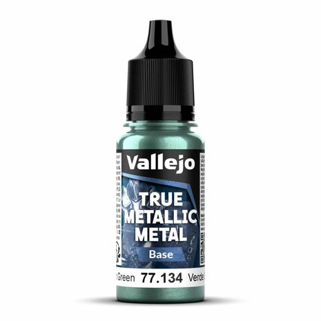 Dusken Green 18 ml - True Metallic Metal Base &ndash; Metallic acrylverf &ndash; Vallejo