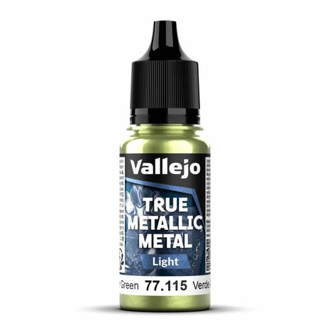 Amber Green 18 ml - True Metallic Metal Light &ndash; Metallic acrylverf &ndash; Vallejo