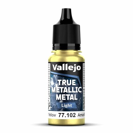 Radiant Yellow 18 ml - True Metallic Metal Light &ndash; Verf &ndash; Vallejo