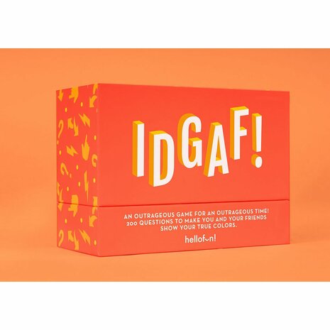 Meh... IDGAF! (ENG 18+) &ndash; Partyspel &ndash; Hellofun!