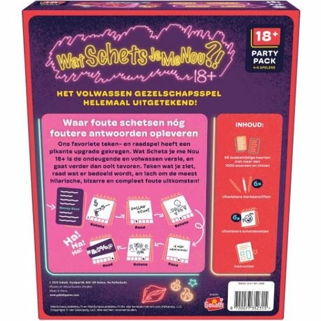 Wat Schets je me nou 18+ &ndash; Partyspel &ndash; Goliath