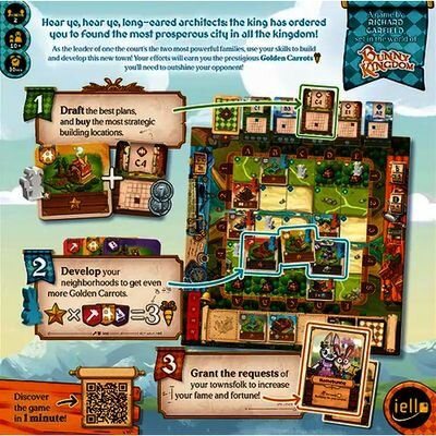 Bunny Kingdom Town &ndash; Tegellegspel &ndash; IELLO