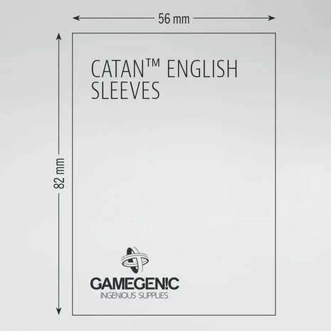 Board Game Sleeves (56x82mm) Clear Matte  &ndash; Sleeves &ndash; Gamegenic