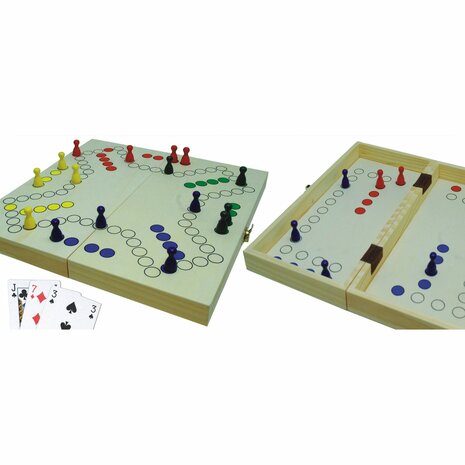 Keezen / Tock Cassette &ndash; Bordspel &ndash; Hot Games