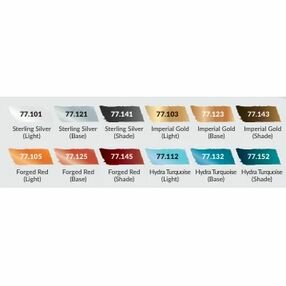 True Metallic Metal Starter Set &ndash; Metallic Acrylverfset &ndash; Vallejo