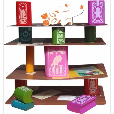 Bookshelf &ndash; Behendigheidsspel &ndash; Alley Cat Games