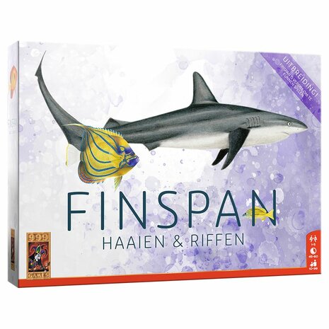 Finspan: Haaien en Riffen &ndash; Bordspeluitbreiding &ndash; 999 Games