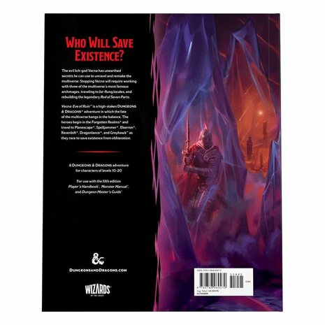 Dungeons & Dragons: Vecna Eve of Ruin &ndash; RPG-avonturenboek &ndash; Wizards of the Coast