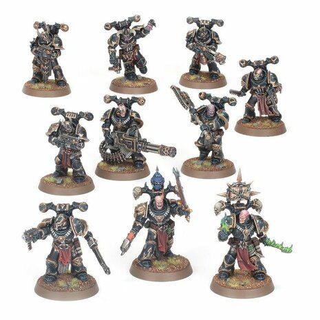 Warhammer 40,000 Battleforce: Chaos Space Marines Warband &ndash; Miniatuurset &ndash; Games Workshop