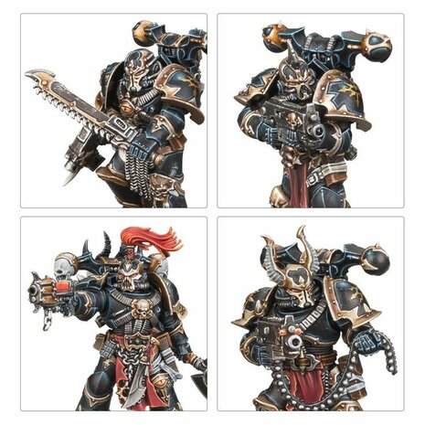 Warhammer 40,000 Battleforce: Chaos Space Marines Warband &ndash; Miniatuurset &ndash; Games Workshop