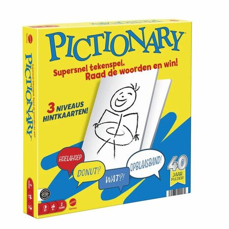 Pictionary Refresh &ndash; Bordspel &ndash; Mattel