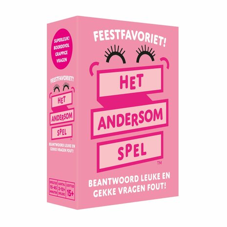 Het Andersomspel &ndash; Party Editie &ndash; Partykaartspel &ndash; Koelkastpo&euml;zie