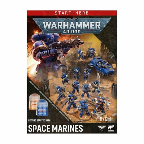 Warhammer 40,000 Getting Started with Space Marines &ndash; Miniaturenstarterset &ndash; Games Workshop