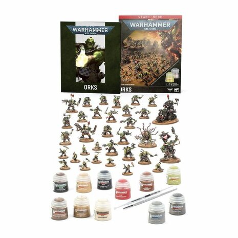 Warhammer 40,000 Getting Started with Orks &ndash; Miniaturenstarterset &ndash; Games Workshop