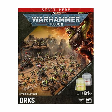 Warhammer 40,000 Getting Started with Orks &ndash; Miniaturenstarterset &ndash; Games Workshop