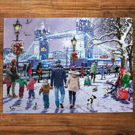 Tower Bridge at Christmas 1000 stukjes &ndash; Gibsons legpuzzel