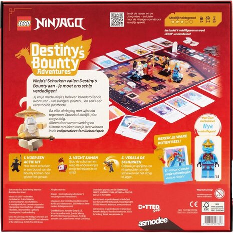 LEGO&reg; NINJAGO&reg;: Destiny's Bounty Adventures NL &ndash; Co&ouml;peratief Bordspel &ndash; Dotted Games