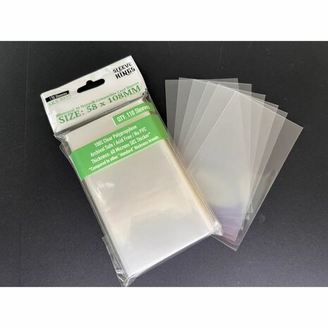Betrayal At House Compatible Sleeves 58x108mm &ndash; Kaarthoezen &ndash; Sleeve Kings