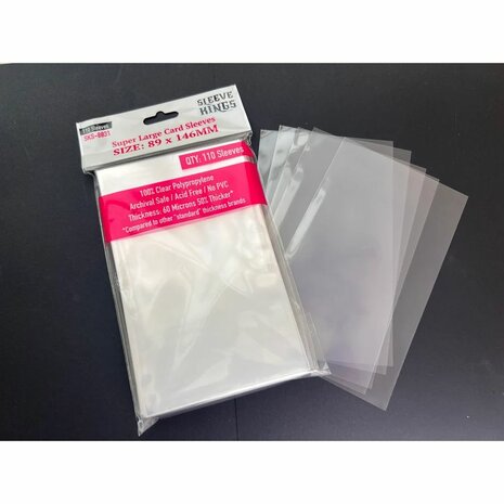 Super Large Sleeves 8831 (89x146mm) &ndash; Kaarthoezen &ndash; Sleeve Kings