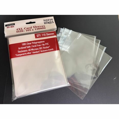 Sleeve Kings 4XL Sleeves 8834 (103x128mm) &ndash; Kaarthoezen &ndash; Sleeve Kings