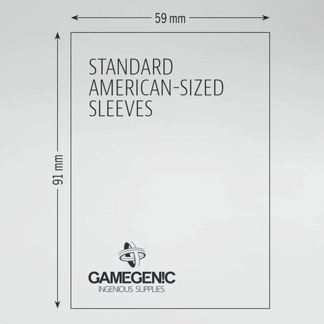 Matte Board Game Sleeves (50): Standard American (59x91) &ndash; Sleeves &ndash; Gamegenic