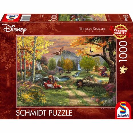 Disney: Frank en Frey (1000) &ndash; Legpuzzel &ndash; Schmidt Spiele