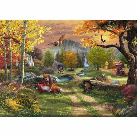 Disney: Frank en Frey (1000) &ndash; Legpuzzel &ndash; Schmidt Spiele