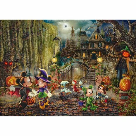 Disney: Mickey & Minnie Halloween Fun (1000) &ndash; Legpuzzel &ndash; Schmidt Spiele