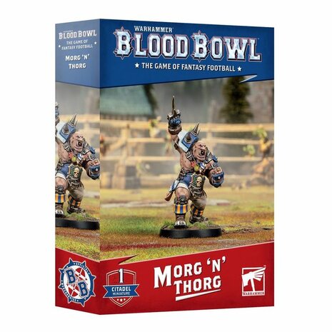 Warhammer Blood Bowl: Morg 'N' Thorg &ndash; Star Player-miniatuur &ndash; Games Workshop