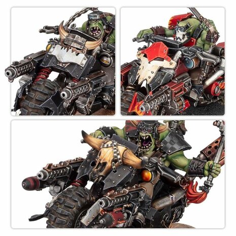 Warhammer 40,000 Orks: Warbikers &ndash; Cavalerie-miniatuurset &ndash; Games Workshop