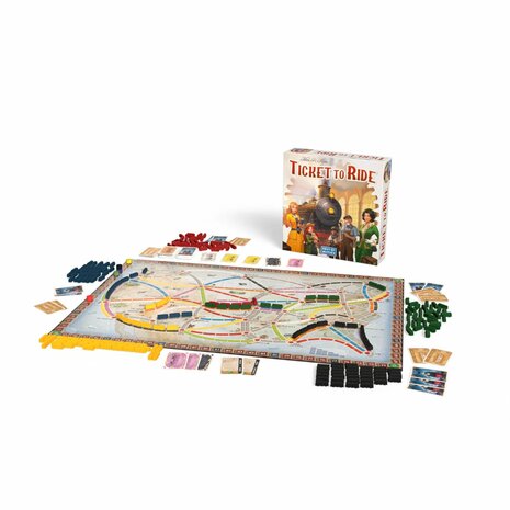 TICKET TO RIDE (NL) - USA (REFRESH) &ndash; Bordspel &ndash; Days of Wonder
