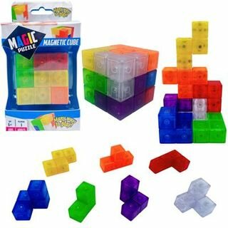 Magic Puzzle Magnetic Cube &ndash; Magnetische puzzelkubus &ndash; Clown Games