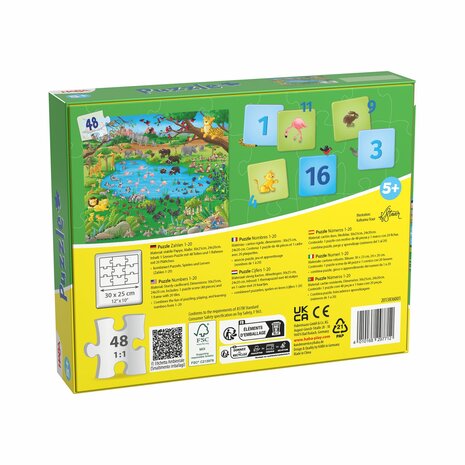 Cijfers 1-20: Puzzel (5+) &ndash; Leerpuzzel &ndash; HABA