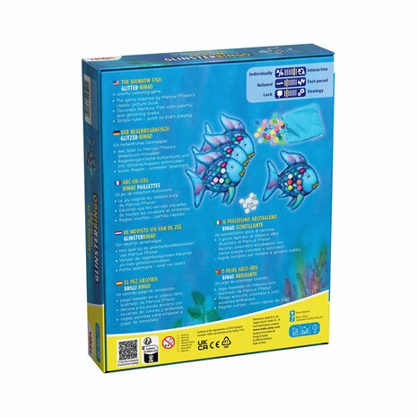 De Mooiste Vis van de Zee &ndash; Glinsterbingo (3+) &ndash; Kleurenspel &ndash; HABA