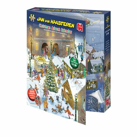Jan van Haasteren Kerst Advent Kalender 2026 &ndash; Puzzeladventskalender &ndash; Jumbo