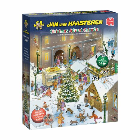 Jan van Haasteren Kerst Advent Kalender 2026 &ndash; Puzzeladventskalender &ndash; Jumbo