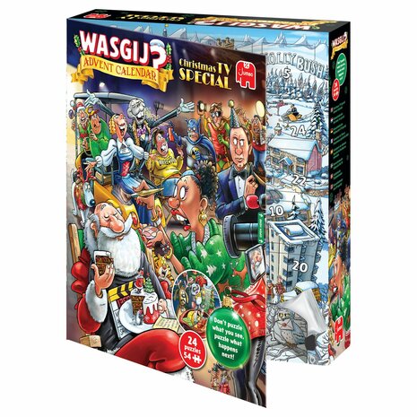 Wasgij Christmas TV Special Advent Kalender 2026 &ndash; Puzzeladventskalender &ndash; Jumbo