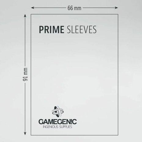 Gamegenic Matte Prime Sleeves Purple 66&times;91 &ndash; Kaarthoezen &ndash; Gamegenic